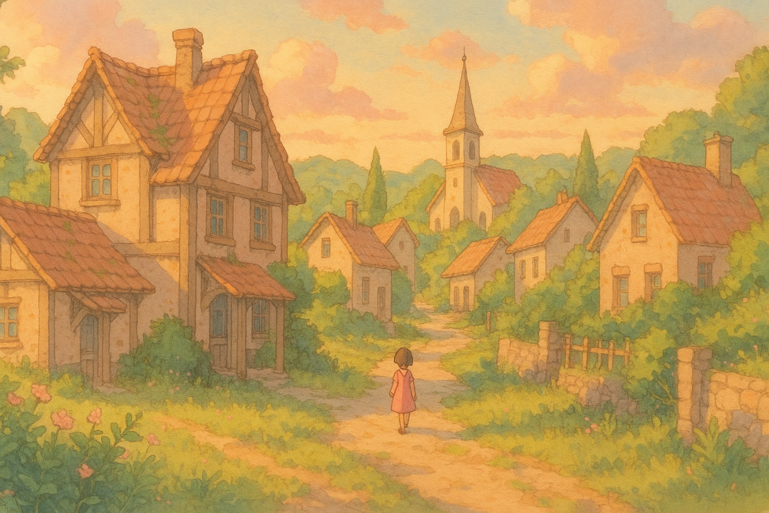 Ghibli-style Color Usage